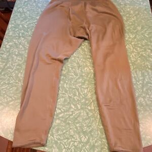 Nice Tan Waffle Polartec Fleece Military Surplus Long John Bottoms (Large?)